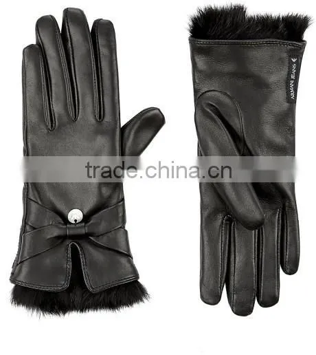 Fur Trim Gloves