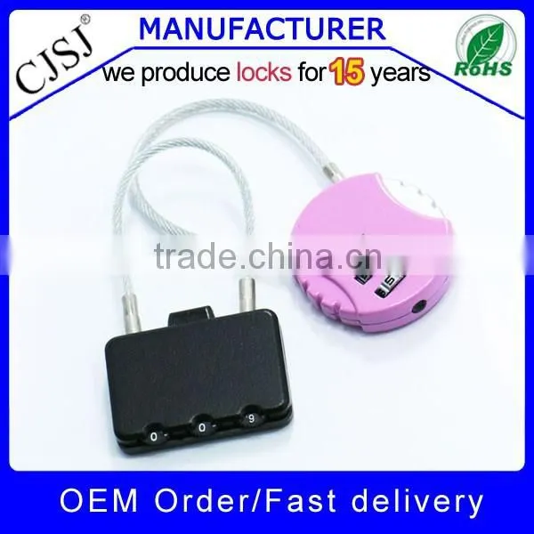 High Security Colorful Digital Combination Cable Lock photo-4