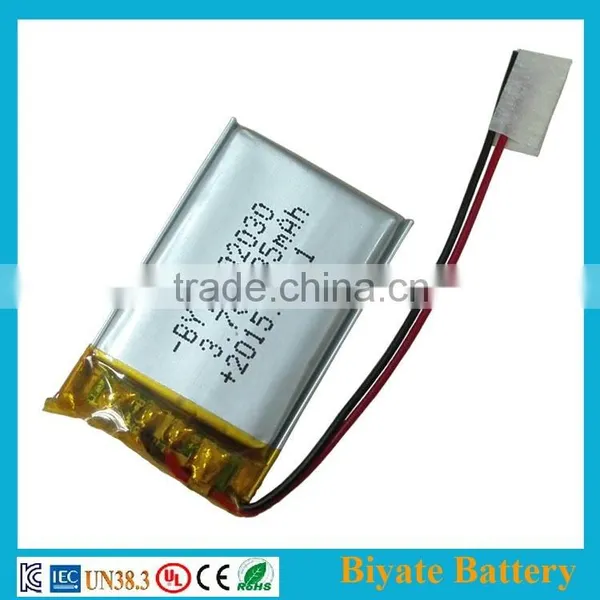 402030 185mAh Rechargeable 3.6v Lipo Battery for Smart Bracelet photo-2