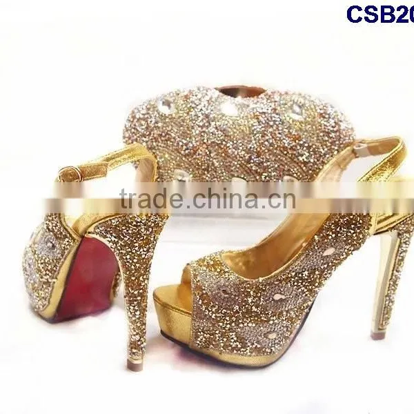 CSB2083 2016 the Latest Top Fashion Woman Italy Style High Heel Sandal Shoes With Matching Purse/cluth/bag High Quality and Wha photo-6