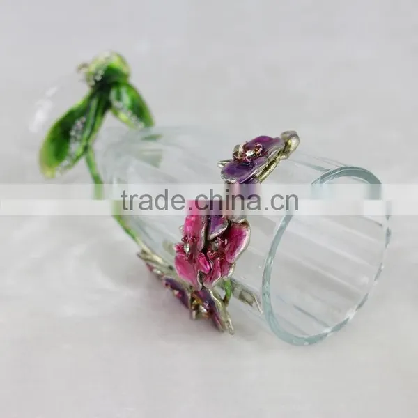 High Quality Hand Painted Crystal Glass Cup photo-5