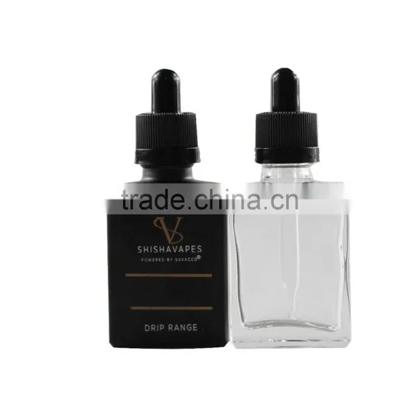 Trade Assurance Child Proof Dropper Bottle 30ml Frosted Glass Dropper Bottle for e Liquid Glass Bottle