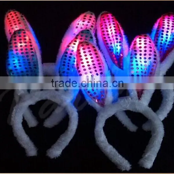 Bar Promotional Led Glow Rabbit Ears Light Bunny Ears photo-5