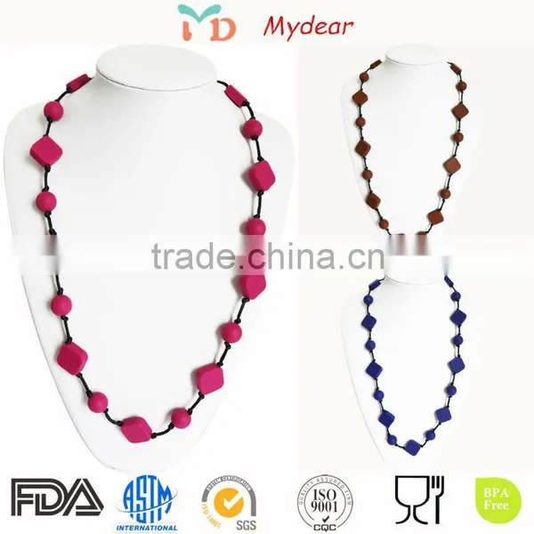 Mix Style Silicoen Teething Beads Necklace photo-6