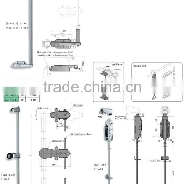 SK1-623 Retractable Handle /Walk-in Chamber Handle photo-3