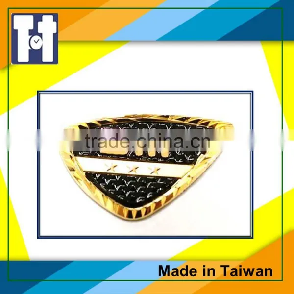 Fashionable Car Aluminum Sea Green Seashell Classical Brand Epoxy Sticker photo-6