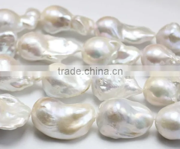 Freshwater Baroque 16-18mm White photo-4