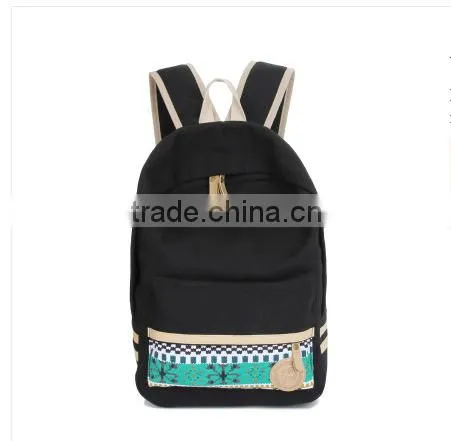 Custom Backpack Colorful Travel Casual Canvas Backpack Bag photo-4