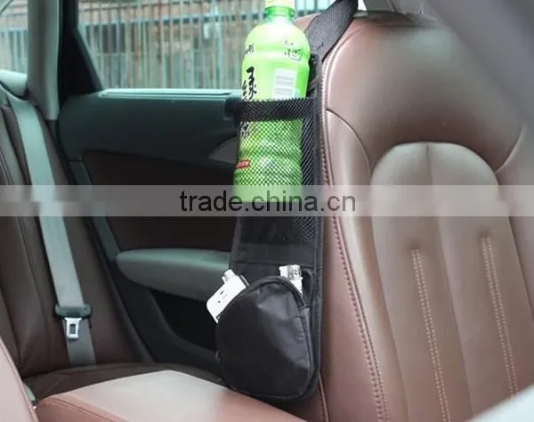 Custom High Quality Black Car Seat Back Side Hang Storage Bag photo-5