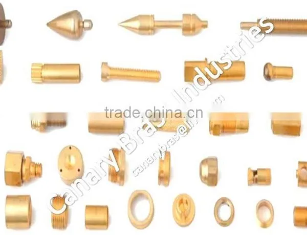 Brass components works as per customers drawings