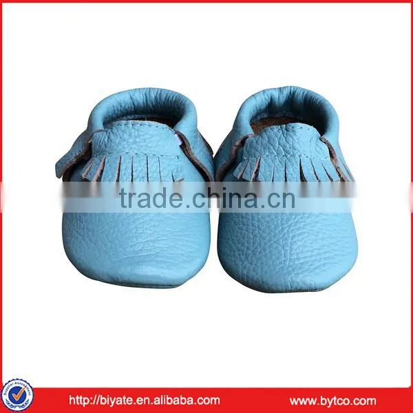 Soft Leather Baby Shoes Crib Moccasins