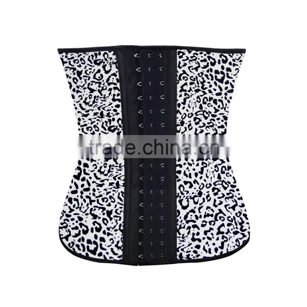 Best Sell Skull Pattern 9 Steel Bones Latex Waist Trainer photo-4