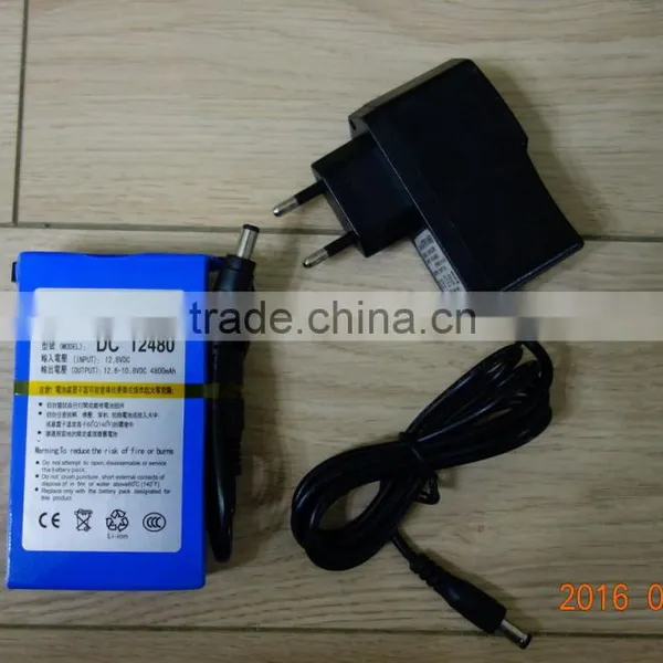 12V 4800MA Large Capacity Lithium Battery / 12v Polymer Lithium Battery / Rechargeable Lithium Battery
