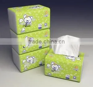Factory Price 100% Woodpulp Soft Pack Facial Tissue