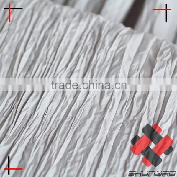 Wrinkled Crushed Taffeta Fabric for Fashion Dress photo-2