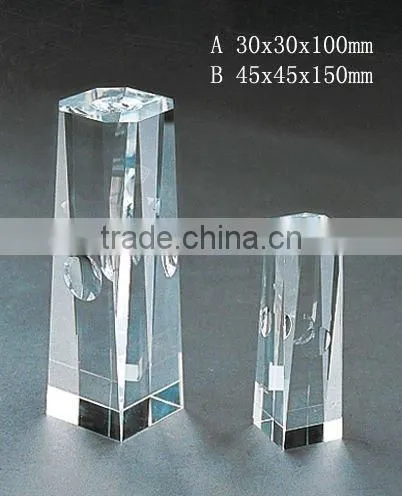 clear Crystal Cube can be lasered emgraved on text (R-0416)