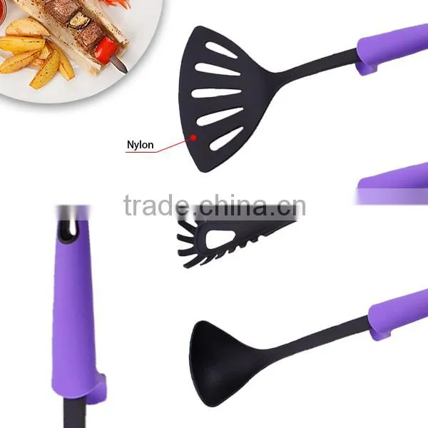 New Design Nylon Material Kichenware Cooking Utensils With Plastic Handle photo-2