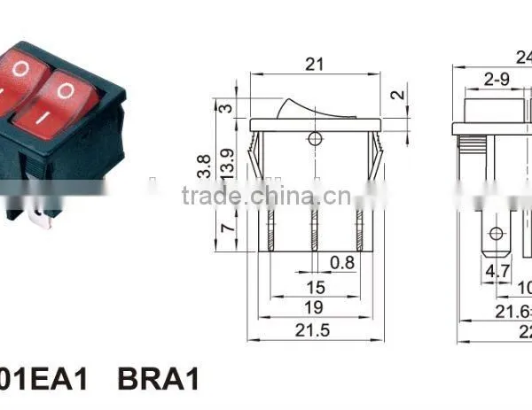 On-off Switchchzjcz/sub Minature Rocker Switch,rocker Switch Mini Switch photo-6