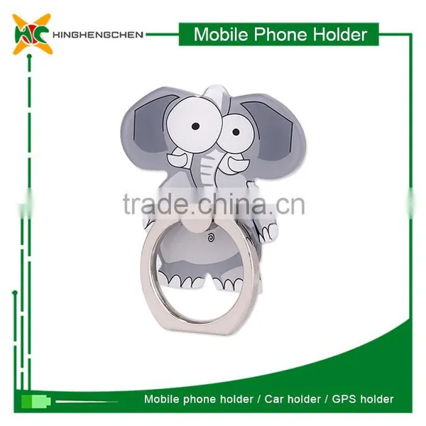Elephant mobile phone holder ring holder for smartphone