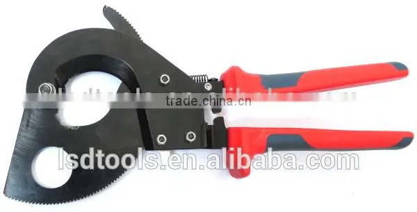 LK-280 Ratchet Wire Cable Cutters Dual Material Insualted Handle 750AWG photo-2