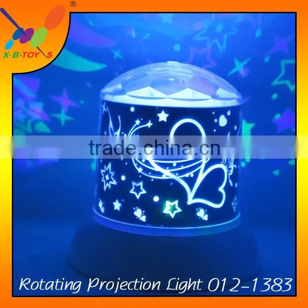 Hot Selling New Year Gift Rotating Projection Light LED Change Colors Projector Night Light With 4 Pcs Batteries or USB Line photo-5