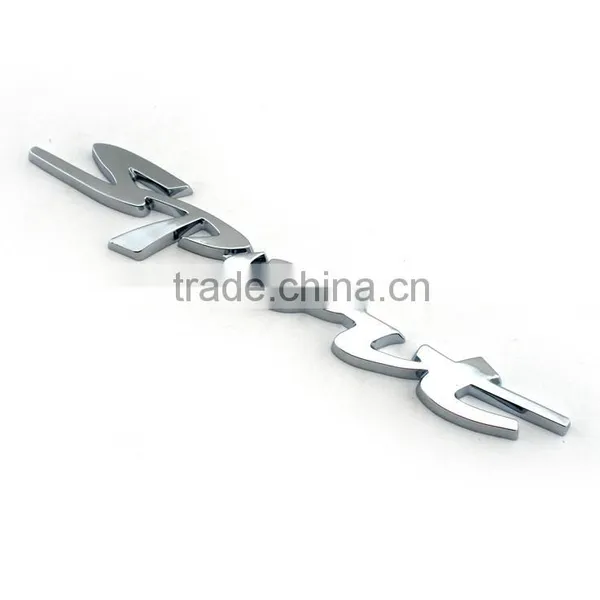 Decoration Chrome Car Logo Sport Adhesive Letters Stickers photo-2