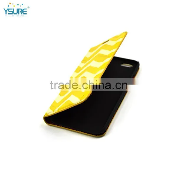2015 New Design Ripple Pattern Colorful Leather Case For Wiko Fizz With Magnet Close up photo-5