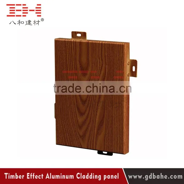 Advantage Price Wood Grain Aluminium Cladding Exterior Wall Cladding Tiles Price photo-3
