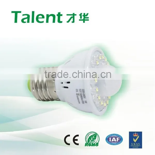 2016 China Supplier Home Decor E27 B22 1W 2W 3W 5W Indoor PIR Sensor Led Light photo-4