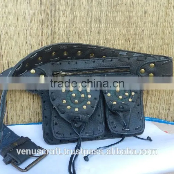 Money Hip Waist Pocket Leather Belt/bum Bag photo-4