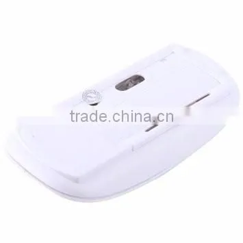 Cheap Price Black Customized Logo Printing Mini Flat Wireless Mouse photo-3