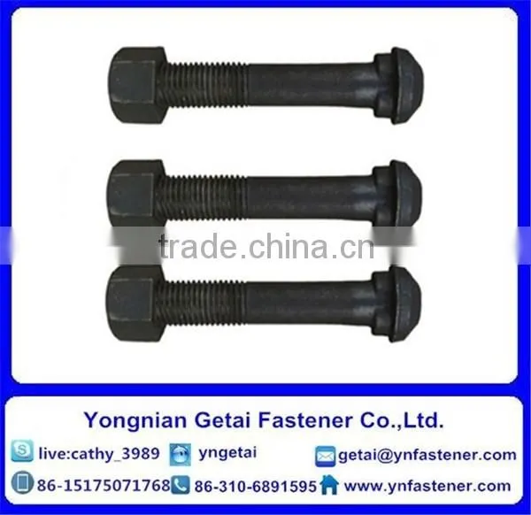 Grade 12.9 1/2" x 1-1/2 Fish Bolts DIN933 931 H.D.G photo-3