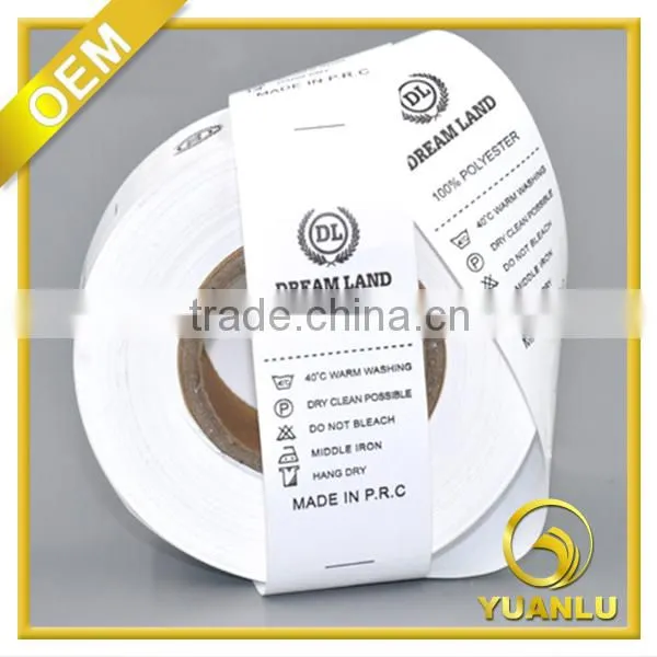 Silk Screen Printed Care Labels photo-4