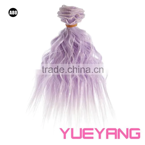 Multi-colored Kinky Straight Braiding Hair Weft photo-4