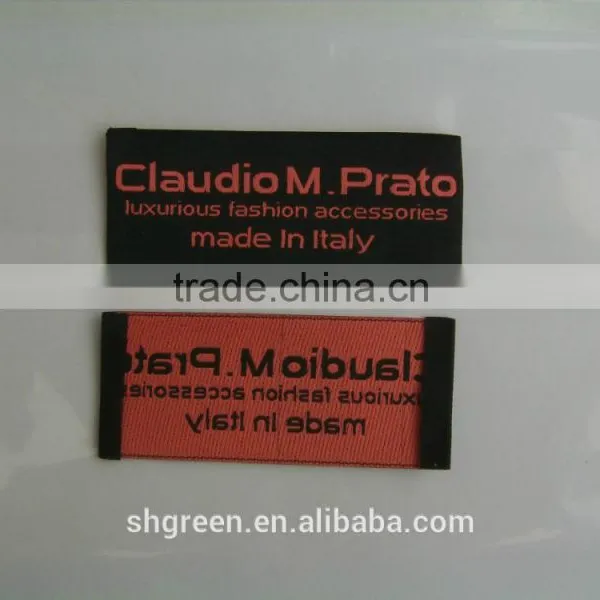 Sewing on Colth Label,woven Brand Label for Hat/cap photo-4