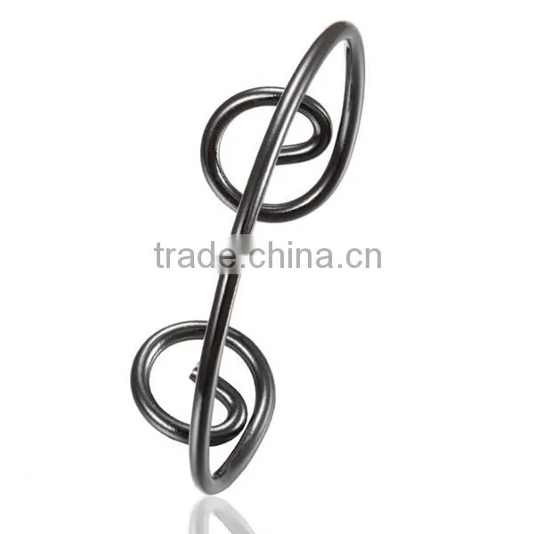 Wholesale Unisex Magnetic Rose Gold Open Bangle Jewelry Straitjacket Bracelet for Women photo-6