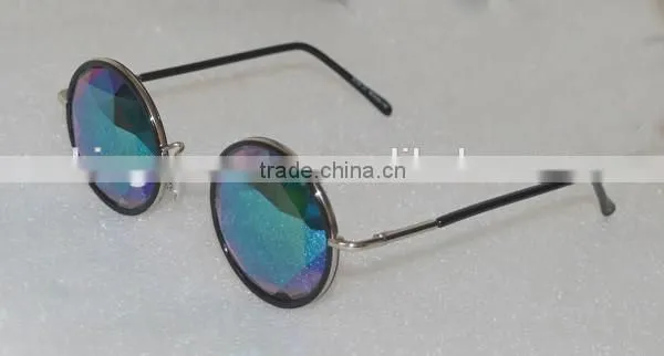 Metal Frame Kaleidoscope Glasses photo-2