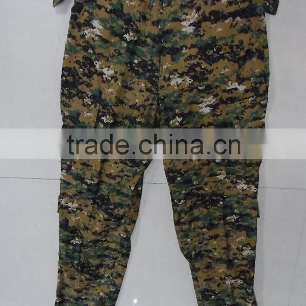 OEM Cotton Polyester Ripstop Jordan Army Green Digital Camouflage Tactical ACU Military Uniform photo-2
