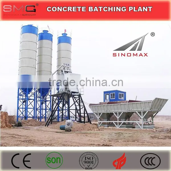 35m3/h HZS35 Lifting Hopper Stationary Ready Mix Concrete Batching Plant for Sale Made in China photo-3