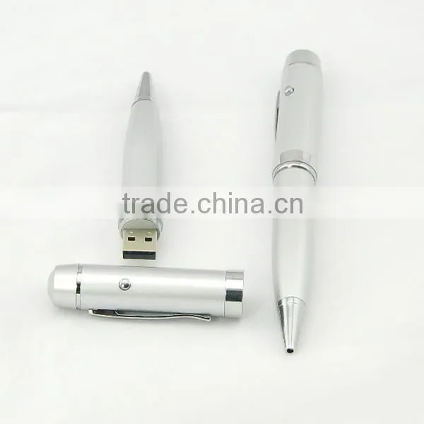 2016 Hot Sell Pen Usb Flash Drive 1-64GB With Laser Light/ Free Sample photo-3