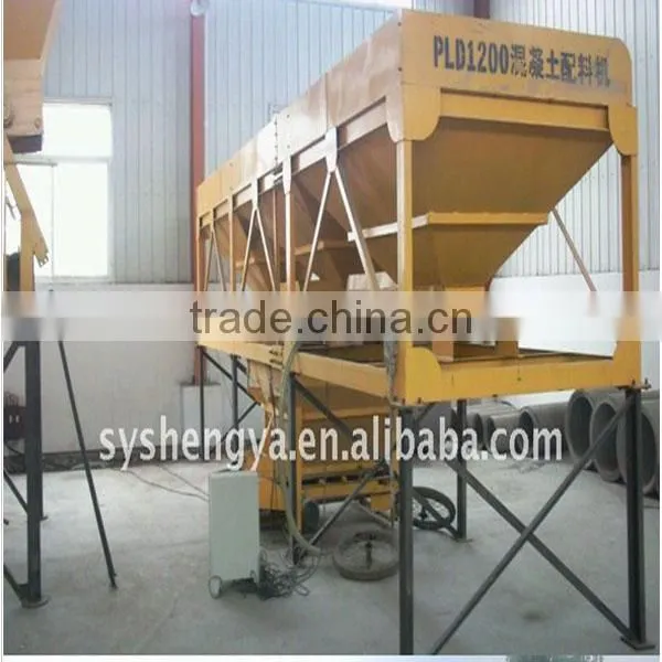 PLD1200 Concrete/cement Three Hoppers Batching Plant for Block Machine in Africa photo-2