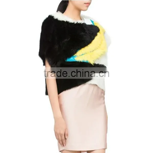 Top Fashion Women's Multicolor 100% Sheep Full Skin Jacket photo-3