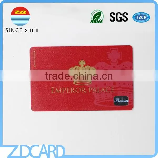 Good Quality Plastic CR80 Gold Membership Card photo-6