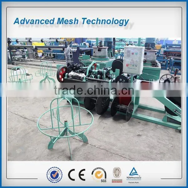 Automatic Galvanized Double Steel Wires Twisted Barbed Wire Making Machines JIAKE Factory photo-3