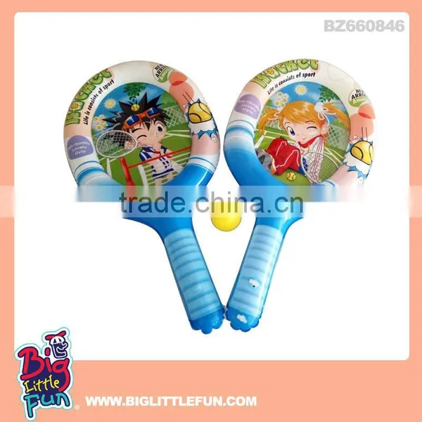 Cheap inflatable toys inflatable tennis racket toys set