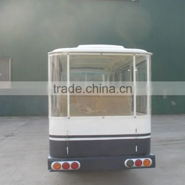 8 Passenger Sightseeing Electric Mini Bus With Enclosed Doors