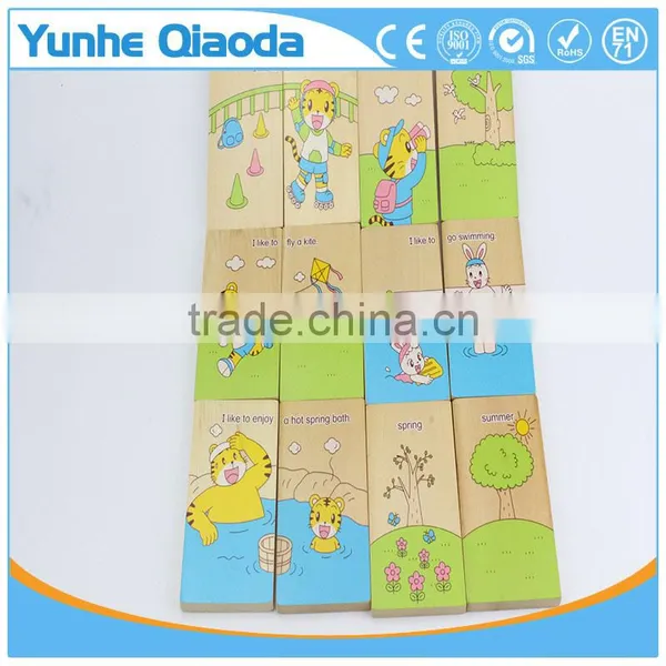Early Learning Wood Puzzle Card - English Study photo-5