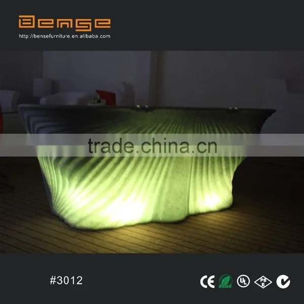 Two Seat Lounge Sofa Unique Design LED sofa