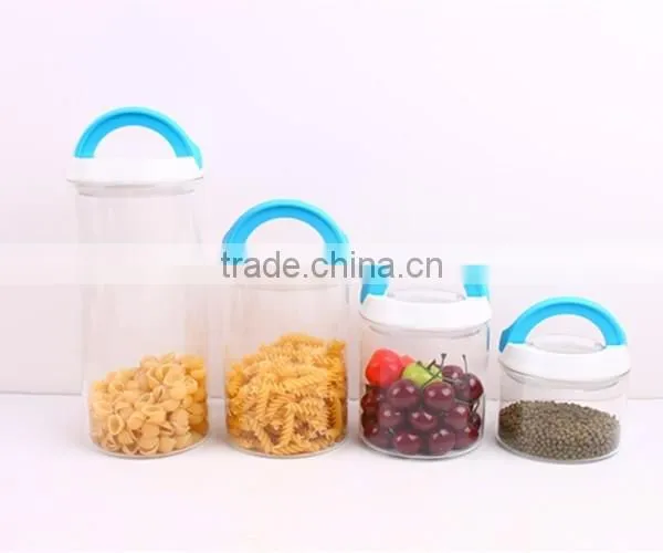 Borosilicate Glass Jar With Plastic Cover