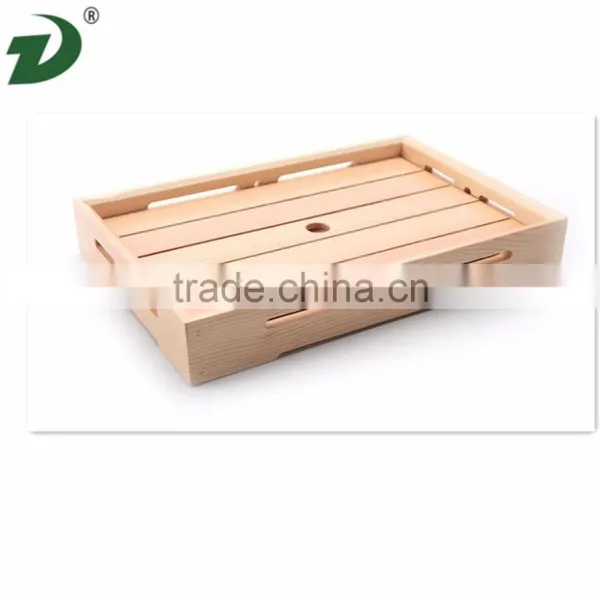Hotel & Restaurant Pine Solid Wood Bread Tray photo-2